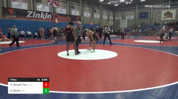 170 lbs Quarterfinal - Elise Brown Ton, Allen vs Valor Buck, Servite