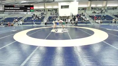 174 lbs Cons. Round 3 - Tyler Boelhower, Springfield vs Christopher Coleman, Oswego State