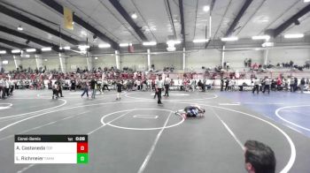 58 lbs Consolation - Armani Castaneda, Top Rank vs Loran Richmeier, Farmington Youth Wrestling