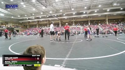 90 lbs Round 3 - Weller Goff, Ark City vs Royal Smith, Manhattan