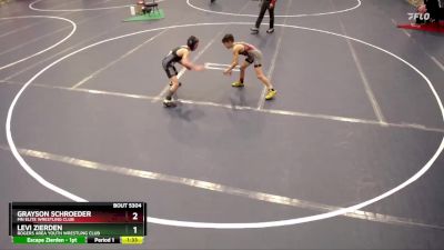 77 lbs Semifinal - Levi Zierden, Rogers Area Youth Wrestling Club vs Grayson Schroeder, MN Elite Wrestling Club