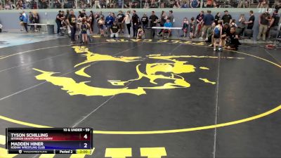 59 lbs Quarterfinal - Madden Hiner, Kodiak Wrestling Club vs Tyson Schilling, Interior Grappling Academy