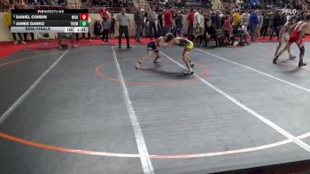 90_B lbs Semifinal - Daniel Corbin, Wilkes Barre vs James Danko, Thomas Jefferson