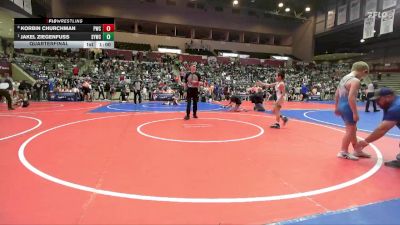 83 lbs Quarterfinal - JaKel Ziegenfuss, Springdale Youth Wrestling Club vs Korbin Churchman, Paris Wrestling Club