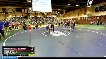 126 lbs Cons. Round 2 - Vincent Hanna, Calvary Chapel S.A. vs Gavin Gatchel- Hernandez, Temescal Canyon