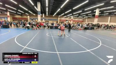 235 lbs Semifinal - Ariana Chavez, Borger Youth Wrestling vs Kayla McLearen, Pirate Wrestling Club