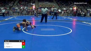 80 lbs Consolation - Gary High, Higher Calling WC vs Luis Flores, Scissortail WC