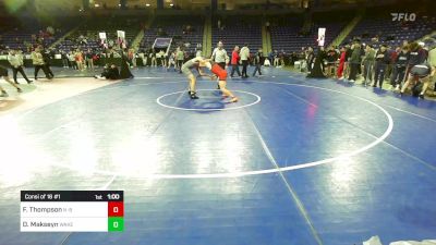 190 lbs Consi Of 16 #1 - Forrester Thompson, New Bedford vs Dylan Makseyn, Wakefield