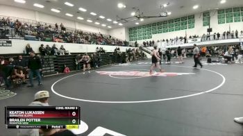 157 lbs Cons. Round 3 - Keaton Lukassen, Burns/Pine Bluffs vs Brailen Potter, Mountain View