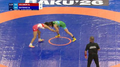 53 kg 1/8 Final - Marlee Solomon, United States vs Mariia Zhytovoz, Hungary