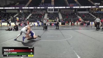 115 lbs Cons. Round 1 - Braylin Linden, Norton vs Bode Busch, Manhattan