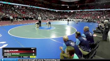 D1-120 lbs Quarterfinal - Patrick Skrundz, Burlington vs Alois Schlumpf, Bay Port