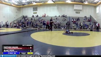 53 lbs Quarterfinal - Matthew Gramig, Maurer Coughlin Wrestling Club vs Blake Wood, Delta Wrestling Club Inc.