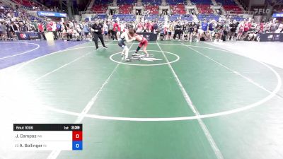 120 lbs Rnd Of 64 - Jesus Campos, WA vs Ayden Bollinger, IN