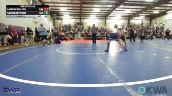 85 lbs Rr Rnd 4 - Kaymen Lyons, Buck Pride Wrestling vs Addilyn Ashton, Bartlesville Wrestling Club