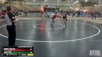 175 lbs Quarterfinals (8 Team) - Jimmy Taylor, Dobyns Bennett vs Jake Fox, Bradley Central