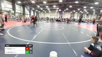 90 lbs Rr Rnd 2 - Kason Wesby, Team Nauman vs Cam Johnson, Iron Faith Wrestling