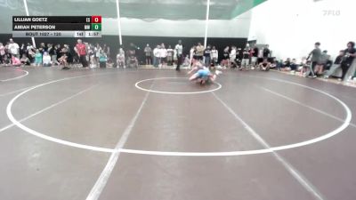 120 lbs Champ. Round 1 - Lillian Goetz, Excelsior Springs vs Amiah Peterson, Mo West