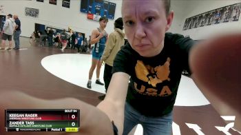 145 lbs Semifinal - Keegan Rager, Sheridan Wrestling Club vs Zander Tass, Buffalo Outlaws Wrestling Club