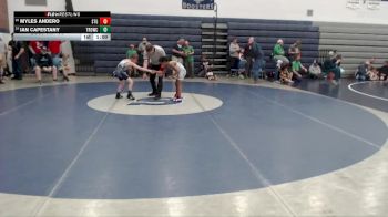 70 lbs Cons. Round 2 - Ian Capestany, Thunder Ridge Outlaws Wrestling Club vs Myles Andero, Small Town Grims