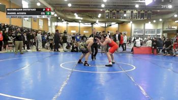 285 lbs Consolation - Maximillian Distefano, East Providence vs Jhadiel Acosta, Central