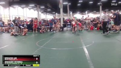 88 lbs Round 2 (4 Team) - Brennen Veverka, U2 Upstate Uprising 2.0 vs Spencer Lee, Revolution Elite