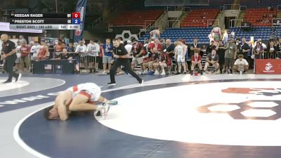 165 lbs Champ. Rd Of 16 - Keegan Rager, Wyoming vs Preston Scott, Oklahoma