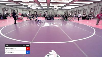 124 lbs Consi Of 4 - Makenzie Harbour, Ny vs Yunuen Ayala, Pa