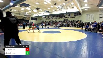 141 lbs Quarterfinal - Jace Roller, Bixby (OK) vs Paul Kelly, Poway