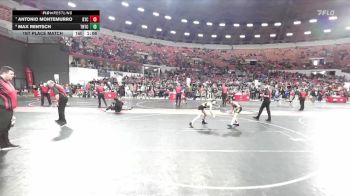 85 lbs 1st Place Match - Max Rentsch, Team Nazar Training Center vs Antonio Montemurro, B.A.M Training Center