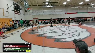 93 lbs Quarterfinal - Landon Blankenship, Cody Wrestling Club vs Ike Marvel, Thermopolis Wrestling Club