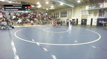 110 lbs Champ. Round 2 - Aleah Gutierrez, Temescal Canyon vs Kassandra Martinez, Ontario