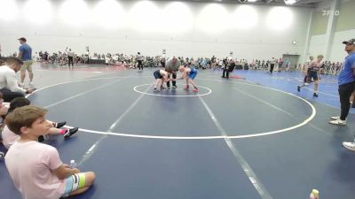 90 lbs Rr Rnd 2 - Dane Bova, All American Wrestling Club Blue - EL vs Matthew Graefe, Apache - EL