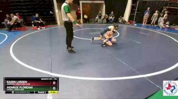 70 lbs Cons. Round 4 - Kasen Larsen, Warrior Wrestling Club vs Monroe Floreani, Pitbull Wrestling