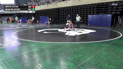 41 lbs Rr Rnd 2 - Bristol Sutton, Kennedyville vs Braelynn Sutton, Kennedyville