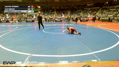 46 lbs 2nd Place - Isaiah Lopez, Black Fox Academy vs Asher Montoya, Top Rank Hammers