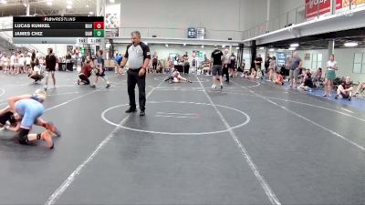 92 lbs Round 3 (6 Team) - Lucas Kunkel, Mavericks vs James Chiz, Broad Axe White