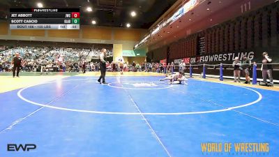 125 lbs Consi Of 4 - Jet Abbott, JWC vs Scott Cascio, Gladiator Academy