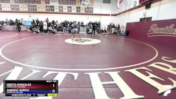 110 lbs Cons. Round 2 - Sabrina Garcia, Cerritos College vs Aretzi Gonzalez, Fresno City College