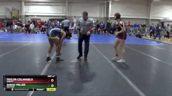 135 lbs Champ. Round 1 - Taylor Colangelo, Liberty vs Sarah Miller, WHITMER