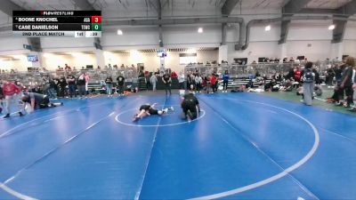 55 lbs 2nd Place Match - Boone Knochel, Apex Grappling Academy vs Case Danielson, Texas Elite Wrestling Club