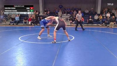 197 lbs Champ. Round 1 - Colton Cook, Colorado Mesa University vs Preston Hagel, Pratt Community College
