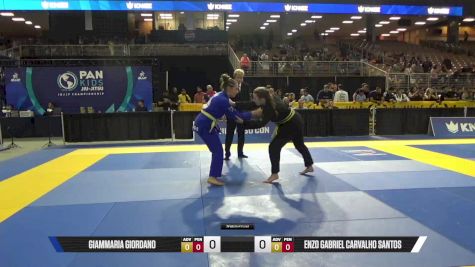 Emma Juliette Manry vs Mackenzie Yvonne Adams 2025 Pan Kids Jiu-Jitsu IBJJF Championship