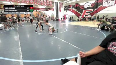 132 lbs 3rd Place Match - Abel Angulo, Desert Warriors vs Ethan Burbano, Pounders WC