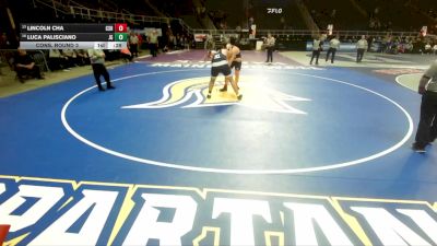 II-285 lbs Cons. Round 3 - Lincoln Cha, Cold Spring Harbor vs Luca Palisciano, John Glenn