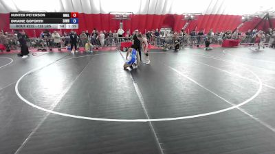 138 lbs Champ. Rd Of 32 - Hunter Peterson, Mn Elite vs Dwaine Goforth, 309 Wrestling