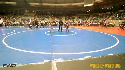 46 lbs Round Of 16 - JaMarcus Pope, Team Owls vs Cash Scott, Cowboy Wrestling Club