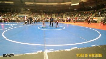 46 lbs Round Of 16 - JaMarcus Pope, Team Owls vs Cash Scott, Cowboy Wrestling Club