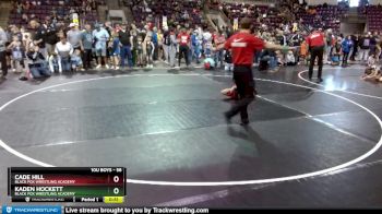 56 lbs Cons. Round 1 - Kaden Hockett, Black Fox Wrestling Academy vs Cade Hill, Black Fox Wrestling Academy