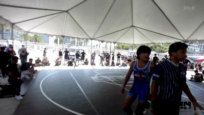 132 lbs Round Of 64 - Syruss Flores, Menifee WC vs Azyx Artienda, Chino Hills WC